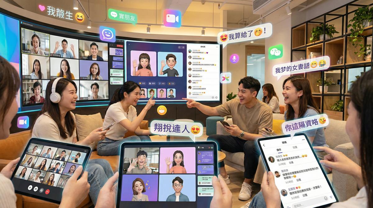 萝莉岛甜心社区互动场景